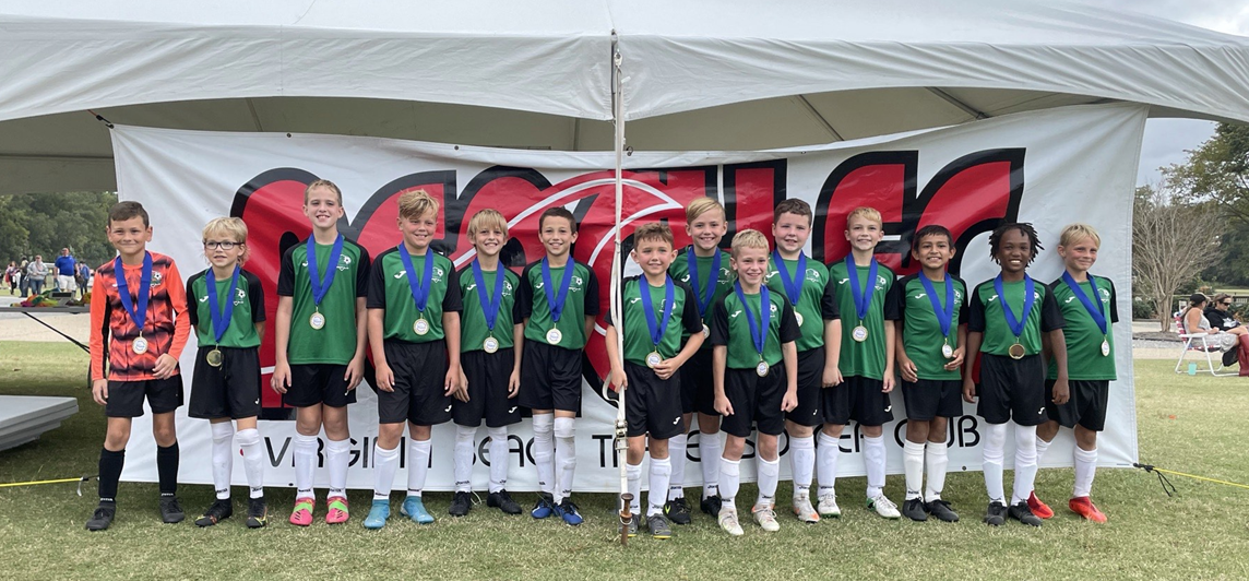 2021 U11 Fall Beach FC Tournament Champions