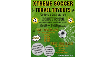 2025/2026 Tryout Dates